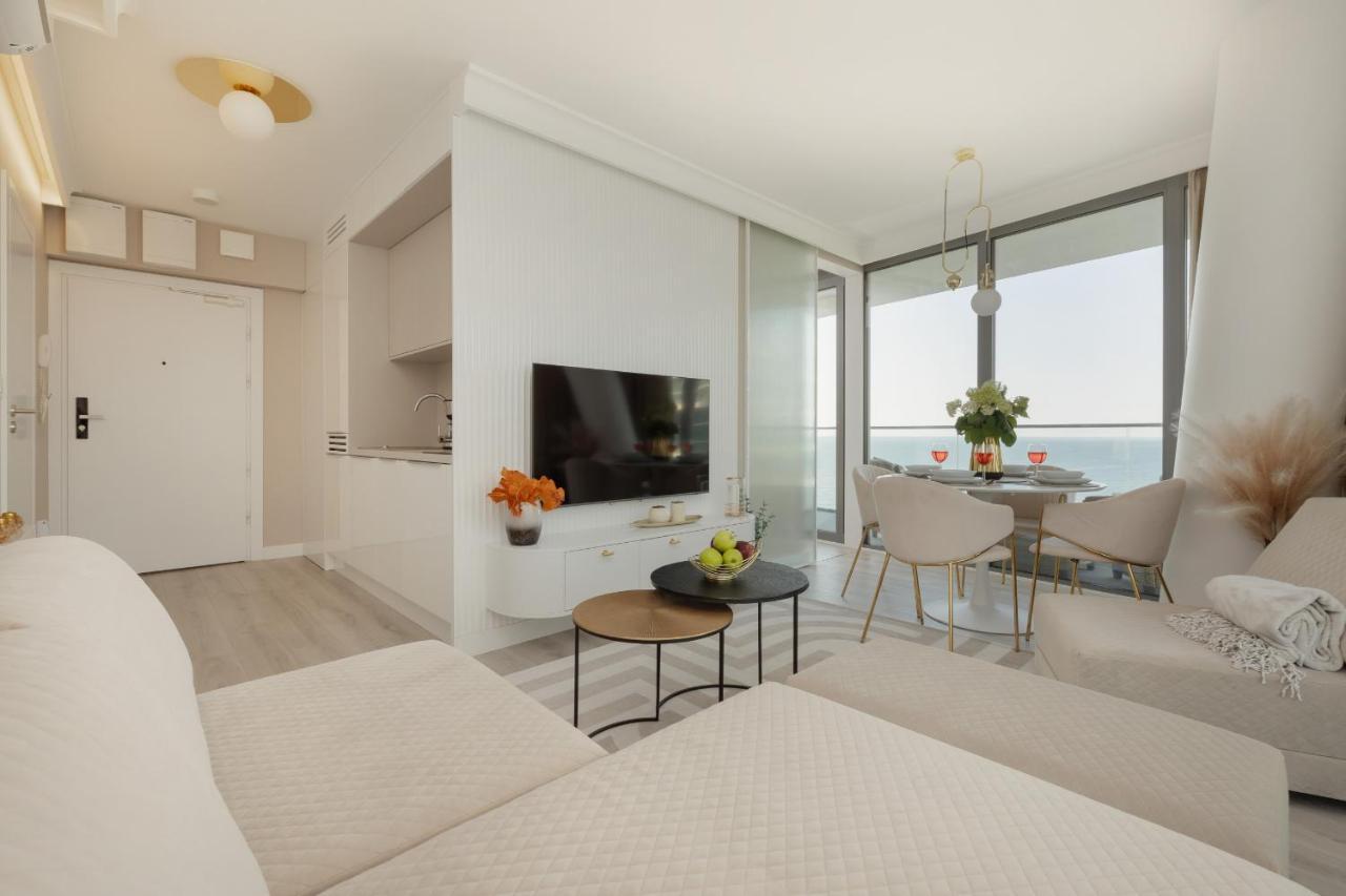 Royallux Apartment Waves Resort & Spa - Sea View From Balcony By Renters Prestige 米兹多洛杰 外观 照片